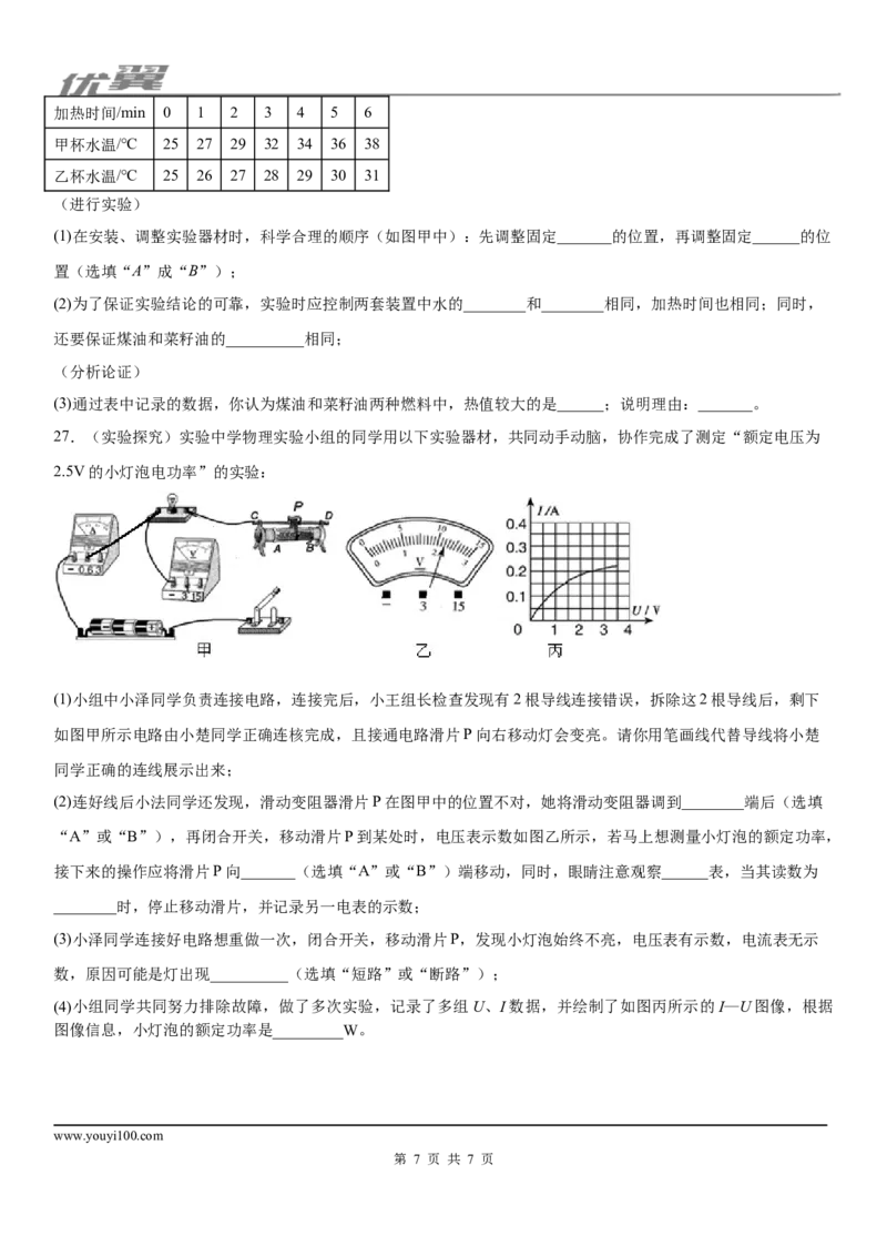 2019-2020学年九年级（上)江西省上饶市广信区期末考试物理试题_1、初中学习资料_4-4、物理_4-4-5、初三物理全册_2024更新_物理9年级全：2020年试题资料_2020年各地月考、期中、模拟真卷_920