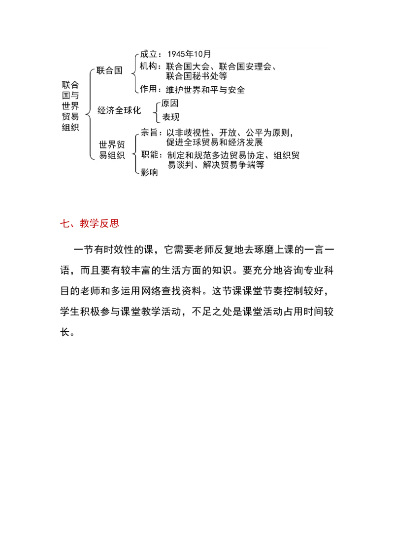 第20课联合国与世界贸易组织_新版初中_最新历史九年级下册_00首选核心素养课件+教案9下历史（24版）_9下历史核心素养教案_6、第六单元走向和平发展的世界