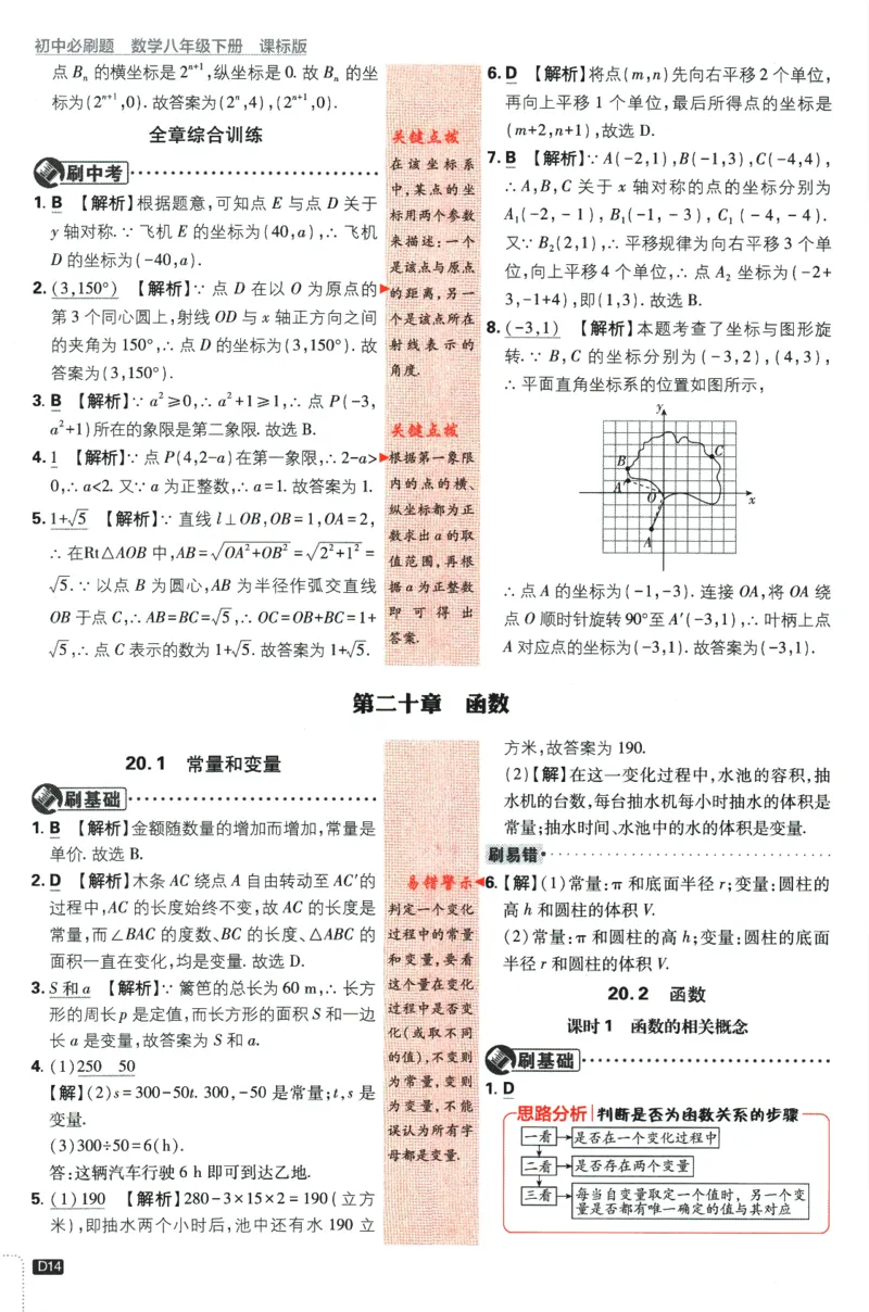 2024版《初中必刷题》数学8下（冀教）-批注式详答与详析_2、2025初中必刷题合集_初中必刷题23+24+25上册_24初中必刷题上册+下册全_可信网络等多个文件_2024版-下册_8年级下册