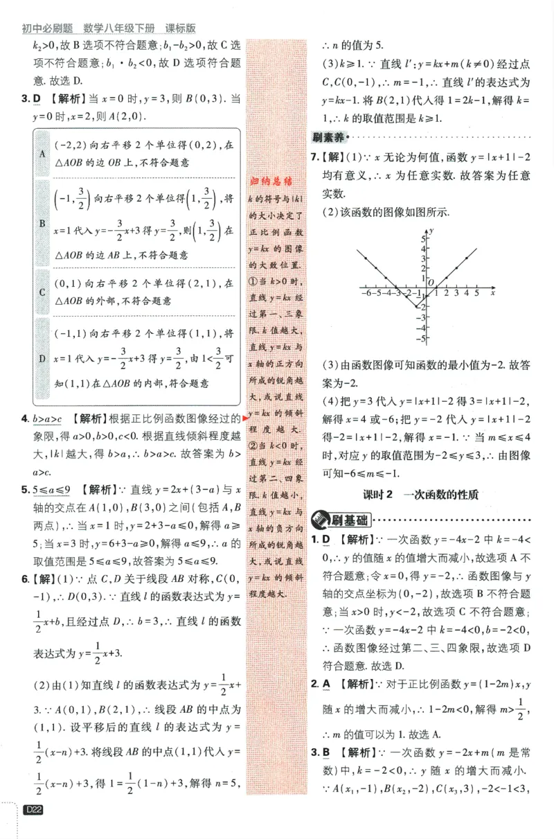 2024版《初中必刷题》数学8下（冀教）-批注式详答与详析_2、2025初中必刷题合集_初中必刷题23+24+25上册_24初中必刷题上册+下册全_可信网络等多个文件_2024版-下册_8年级下册