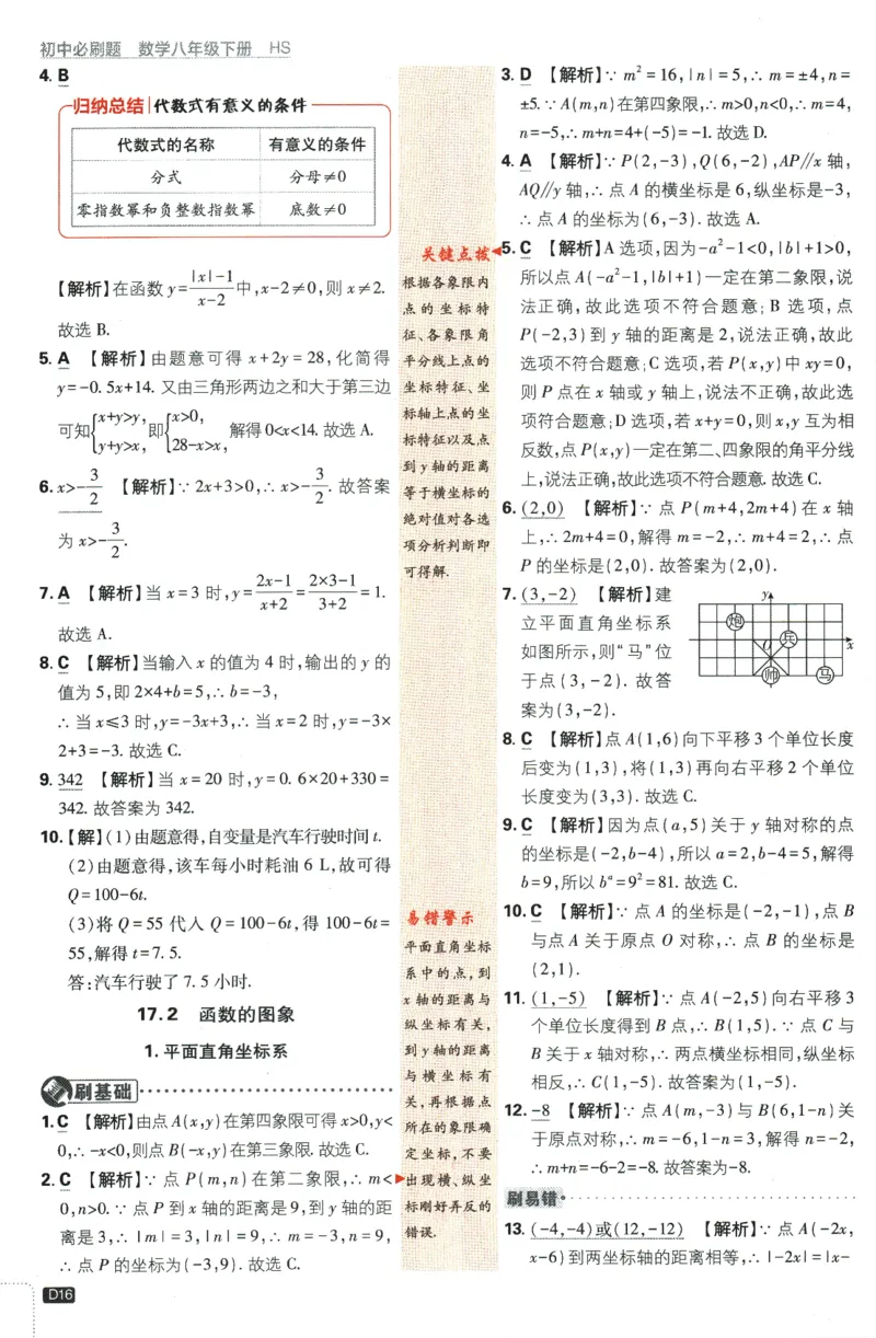 2024版《初中必刷题》数学8下（HS）-批注式详答与详析_2、2025初中必刷题合集_初中必刷题23+24+25上册_24初中必刷题上册+下册全_可信网络等多个文件_2024版-下册_8年级下册