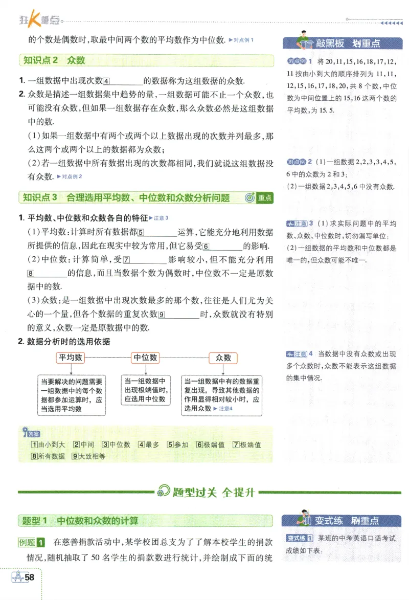 2024版《初中必刷题》数学8下（HS）-狂K重点_2、2025初中必刷题合集_初中必刷题23+24+25上册_24初中必刷题上册+下册全_可信网络等多个文件_2024版-下册_8年级下册_028.24-8下数学华师版