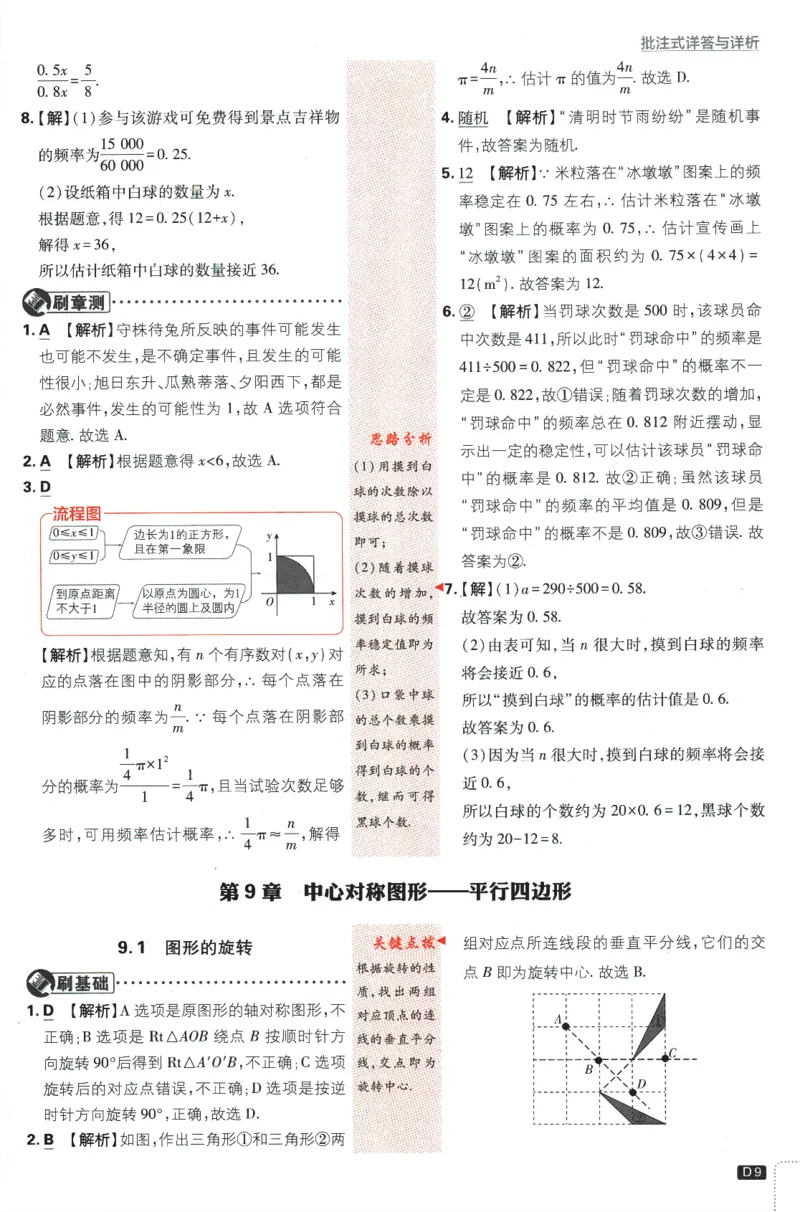 2024版《初中必刷题》数学8下（SK）-批注式详答与详析_2、2025初中必刷题合集_初中必刷题23+24+25上册_24初中必刷题上册+下册全_可信网络等多个文件_2024版-下册_8年级下册