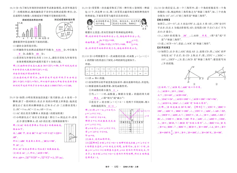北八数卷1答案N2ZYG6TMWeJxn5Q_5、期末试卷合集_八上期末试卷24秋