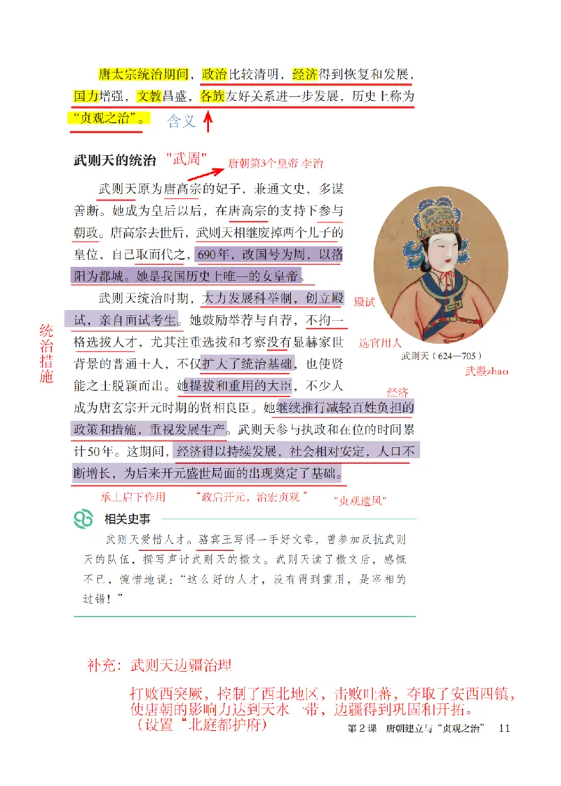 （七下历史）2025春新教材笔记_初中_人教初中历史新七下_电子课本+课堂笔记