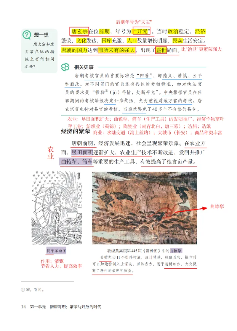 （七下历史）2025春新教材笔记_初中_人教初中历史新七下_电子课本+课堂笔记