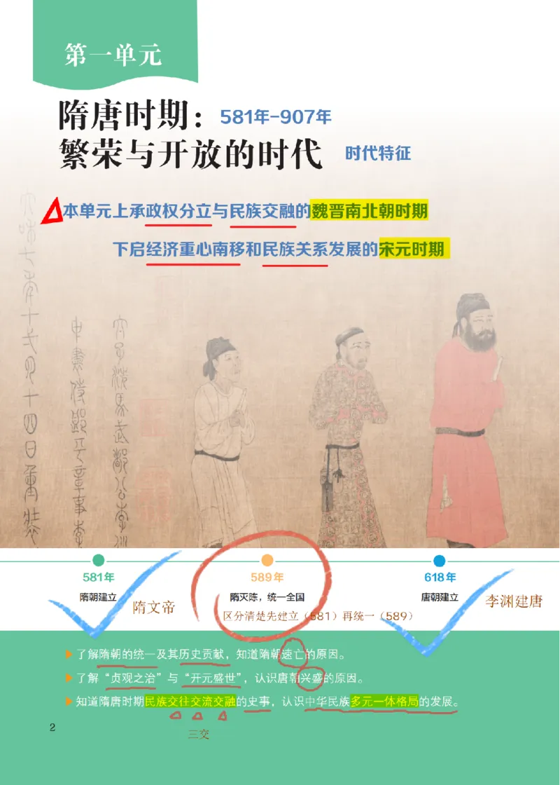 （七下历史）2025春新教材笔记_初中_人教初中历史新七下_电子课本+课堂笔记