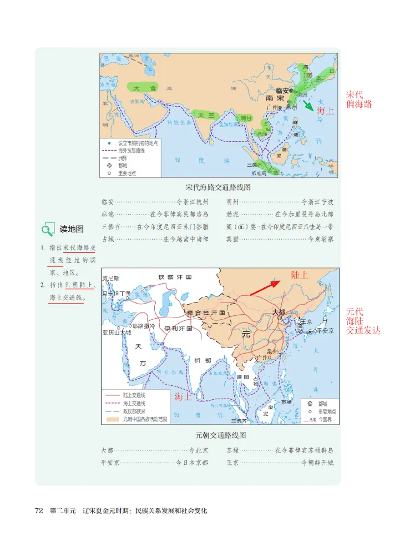 （七下历史）2025春新教材笔记_初中_人教初中历史新七下_电子课本+课堂笔记
