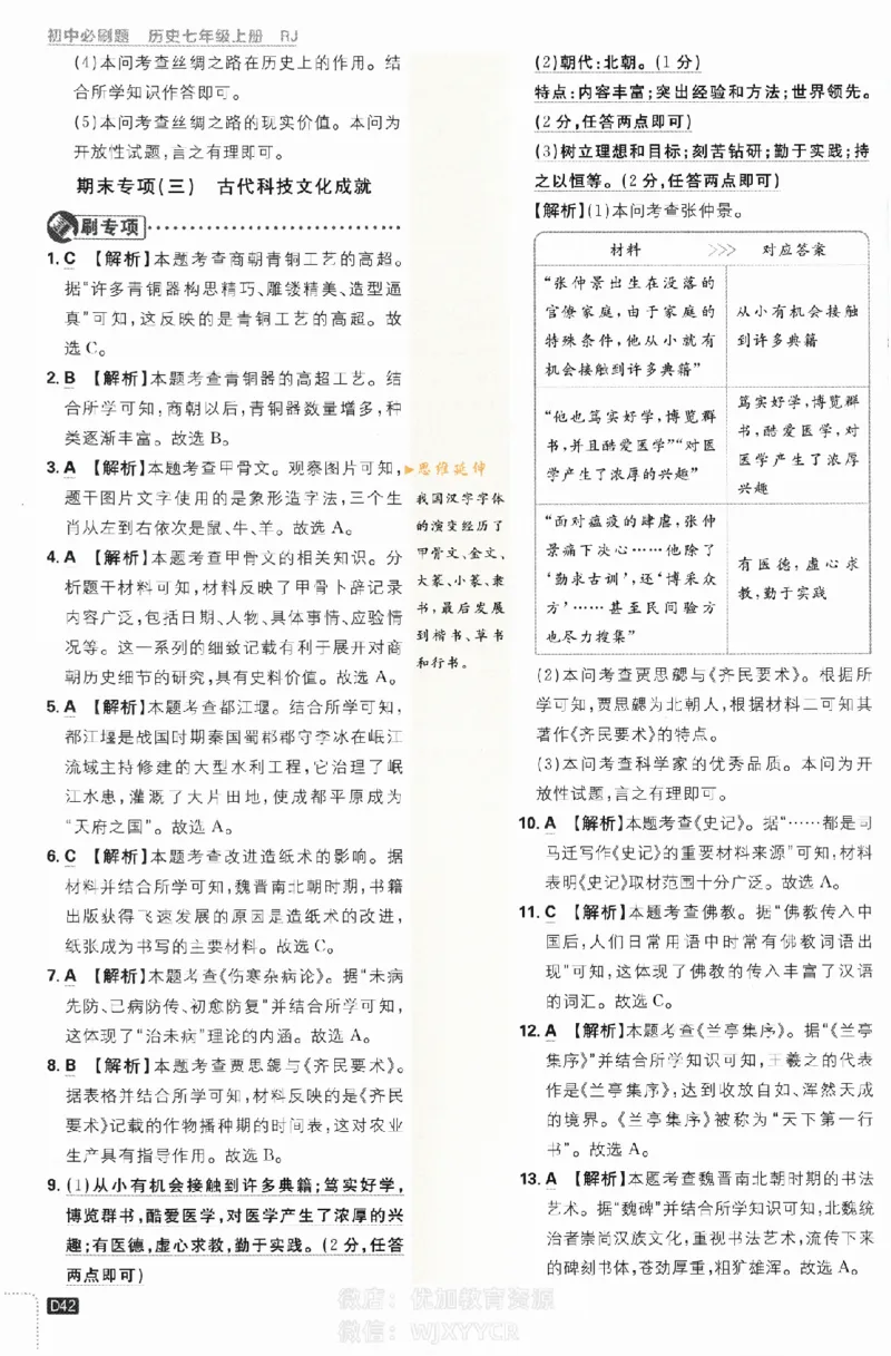 2024版初中必刷题-七上历史人教版答案解析_2、2025初中必刷题合集_初中必刷题23+24+25上册_24初中必刷题上册+下册全_可信网络等多个文件_历年必刷题和24上册_2024版_24初中必刷题-7年级