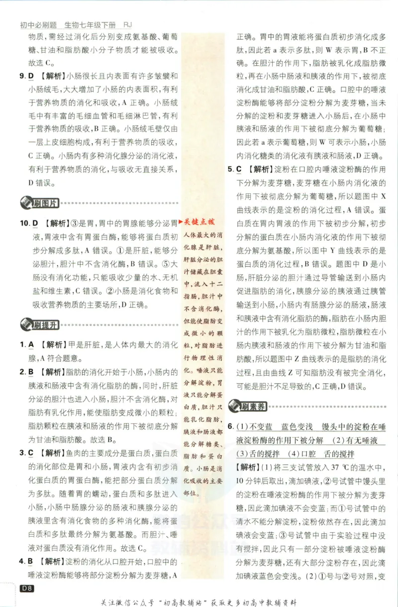 七年级下册生物人教版答案_2、2025初中必刷题合集_初中必刷题23+24+25上册_25初中必刷_可信网络等多个文件_初中必刷题_历年必刷题和24上册_2023版_01.2023版七年必刷题