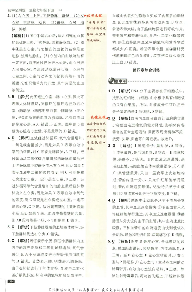 七年级下册生物人教版答案_2、2025初中必刷题合集_初中必刷题23+24+25上册_25初中必刷_可信网络等多个文件_初中必刷题_历年必刷题和24上册_2023版_01.2023版七年必刷题