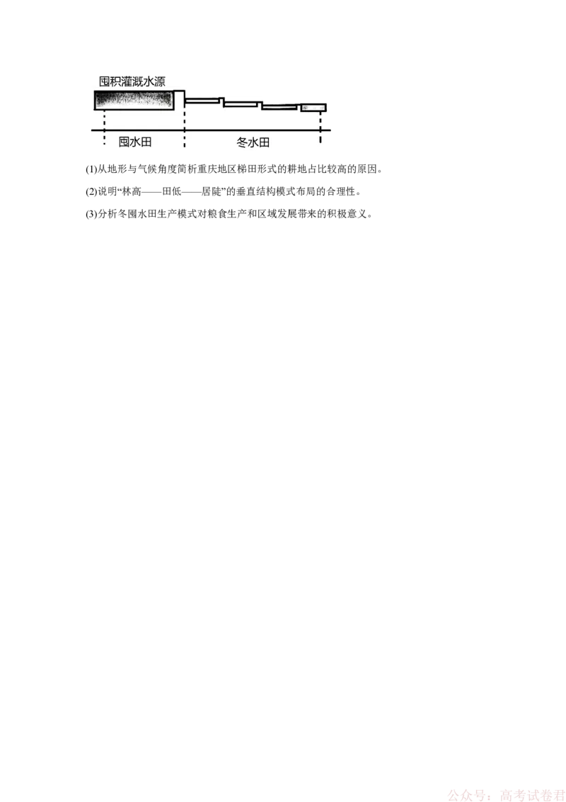 2026届江苏南京市六合区名校联盟高三下学期一模地理（含答案）_2026届江苏南京名校联盟高三下学期一模试题