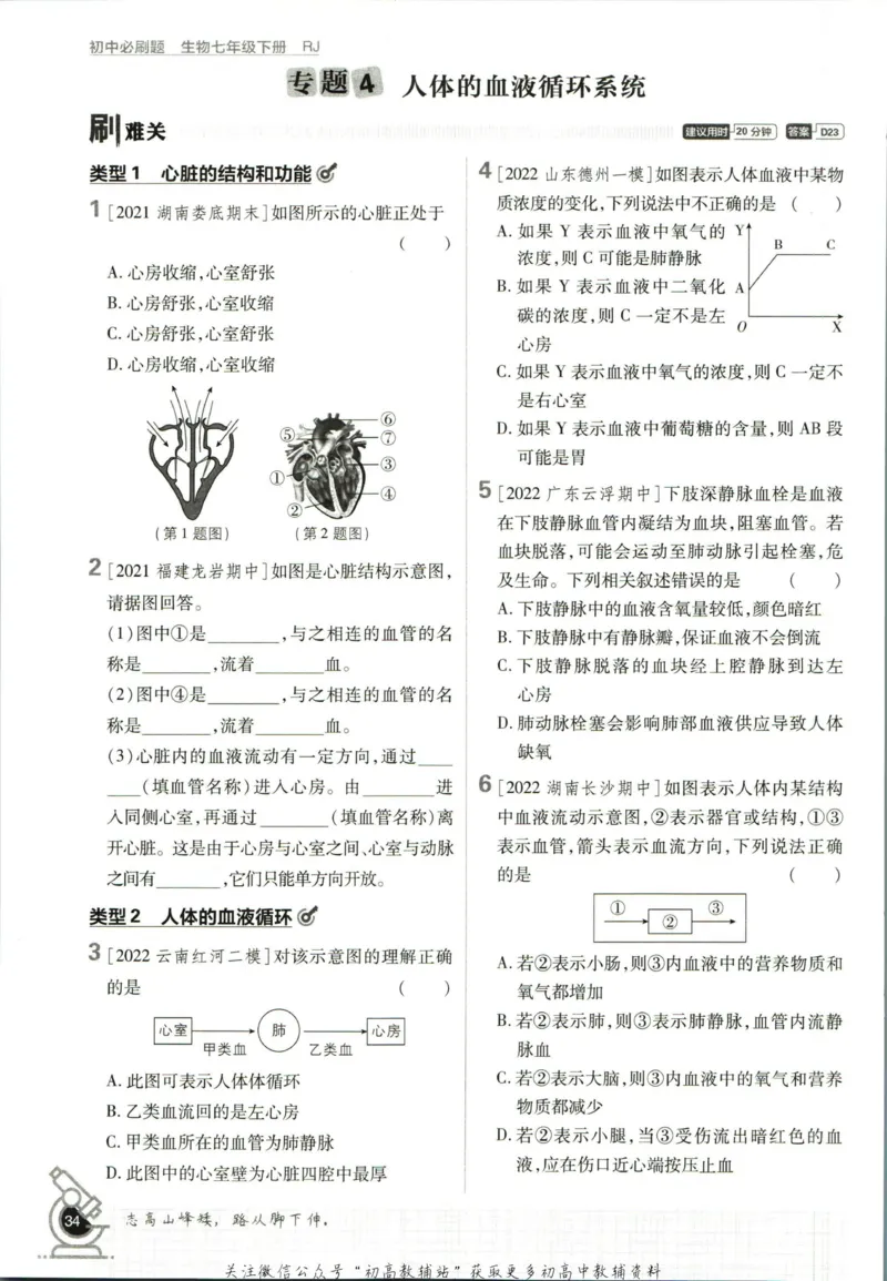 七年级下册生物人教版_2、2025初中必刷题合集_初中必刷题23+24+25上册_25初中必刷_可信网络等多个文件_初中必刷题_历年必刷题和24上册_2023版_01.2023版七年必刷题_06.1生物-人教版-上下两册