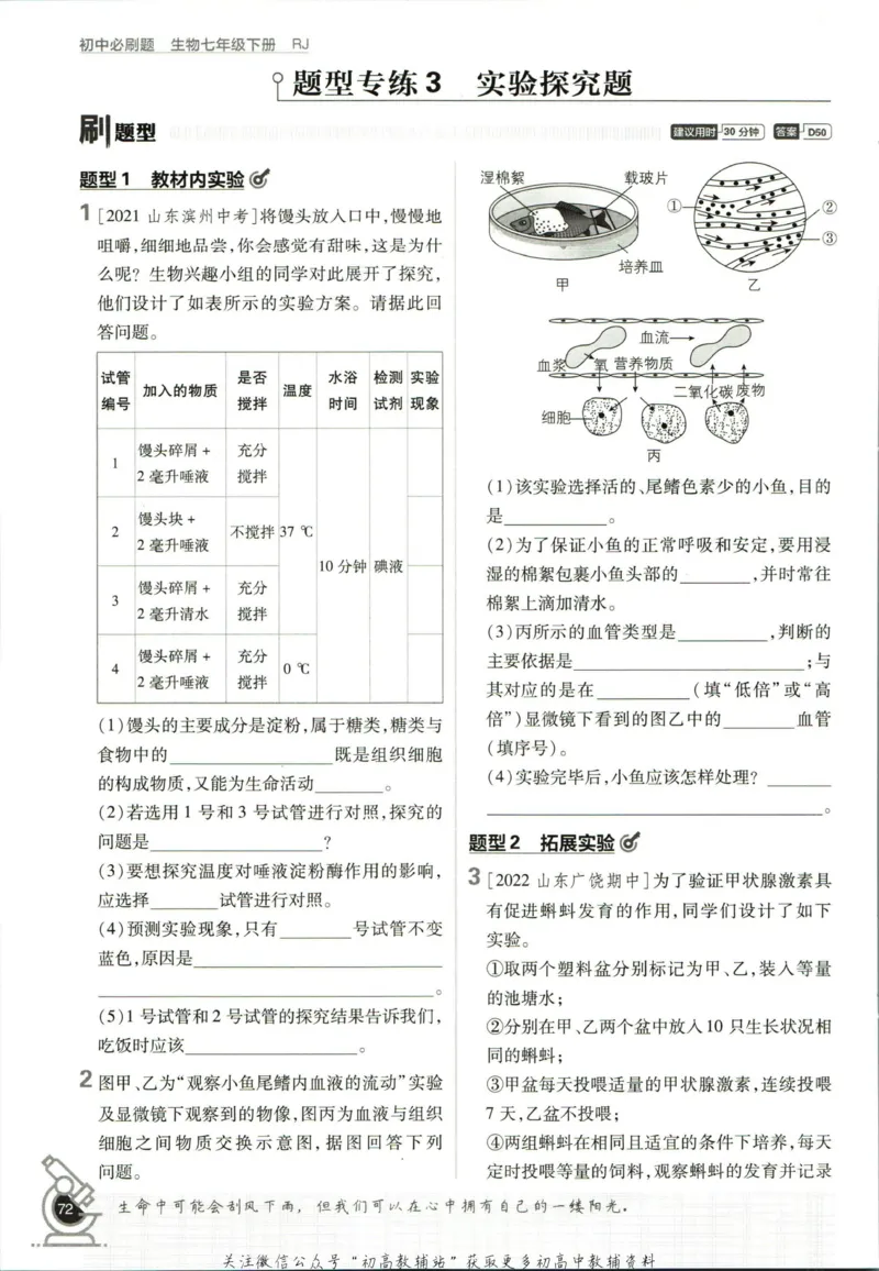 七年级下册生物人教版_2、2025初中必刷题合集_初中必刷题23+24+25上册_25初中必刷_可信网络等多个文件_初中必刷题_历年必刷题和24上册_2023版_01.2023版七年必刷题_06.1生物-人教版-上下两册