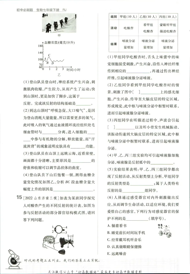 七年级下册生物人教版_2、2025初中必刷题合集_初中必刷题23+24+25上册_25初中必刷_可信网络等多个文件_初中必刷题_历年必刷题和24上册_2023版_01.2023版七年必刷题_06.1生物-人教版-上下两册