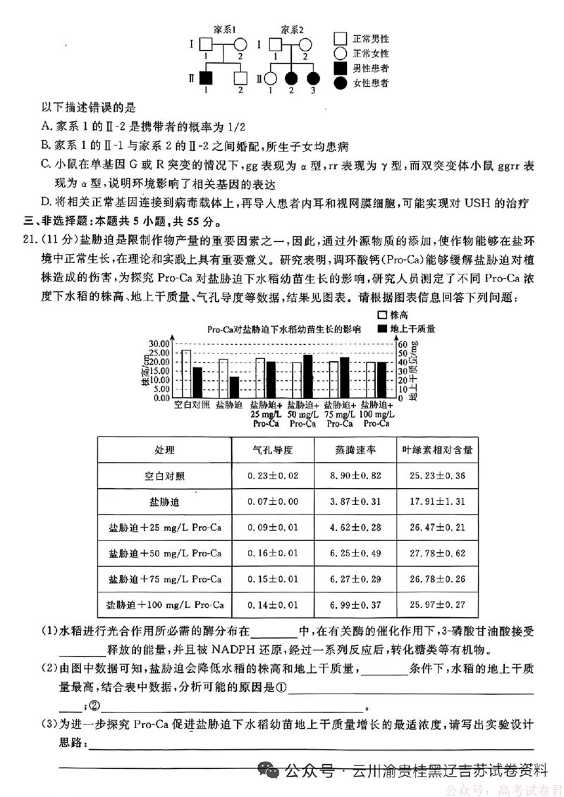 2026届辽宁名校联盟高三下学期3月联考生物（含答案）_2026届辽宁名校联盟高三下学期3月联考