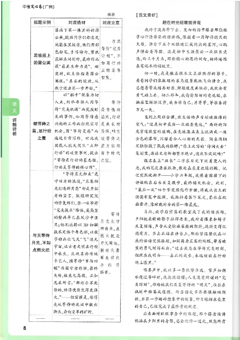 2025《万唯中考&bull;广州定心卷》7科答案_2025万唯黑白卷定心卷_万唯2025版万唯中考《定心卷》实时更新（已更24省，新增广东、广州）_2025万唯中考《定心卷》7科（广州）