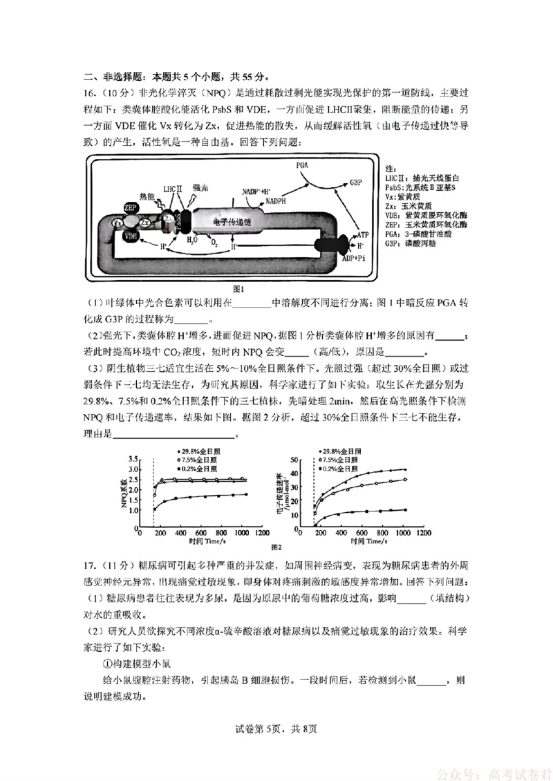 2026届四川省成都七中高三二诊模拟考试生物（含答案）_2026届四川省成都七中高三二诊模拟考试
