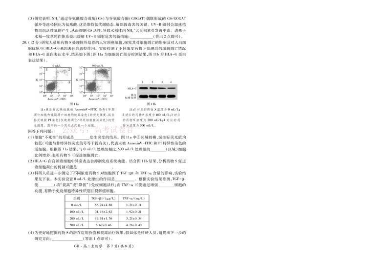 26届3月广东高三&middot;生物学3.18_2026届广东江西稳派上进高三3月二轮复习阶段检测全科_06生物_广东江西稳派上进高三3月二轮复习阶段检测