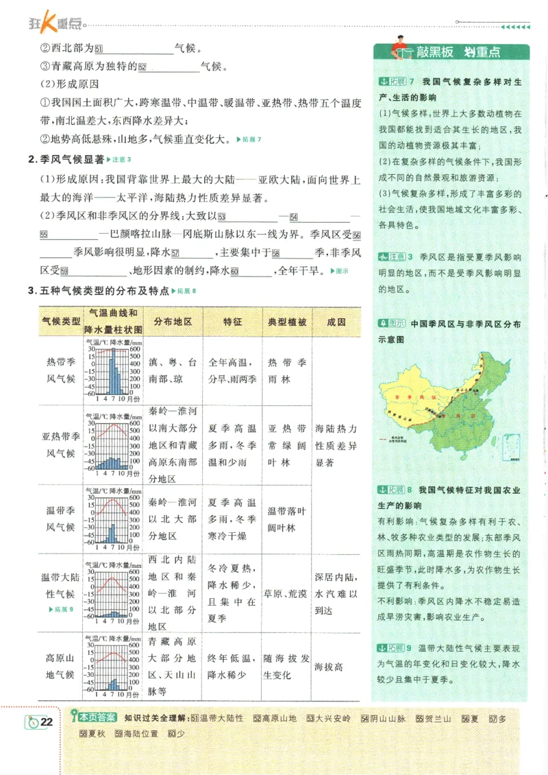 初中必刷题-8上-地理人教版狂K重点_2、2025初中必刷题合集_初中必刷题23+24+25上册_2025版（全科上册）_2025版（全科上册）_初中必刷题地理