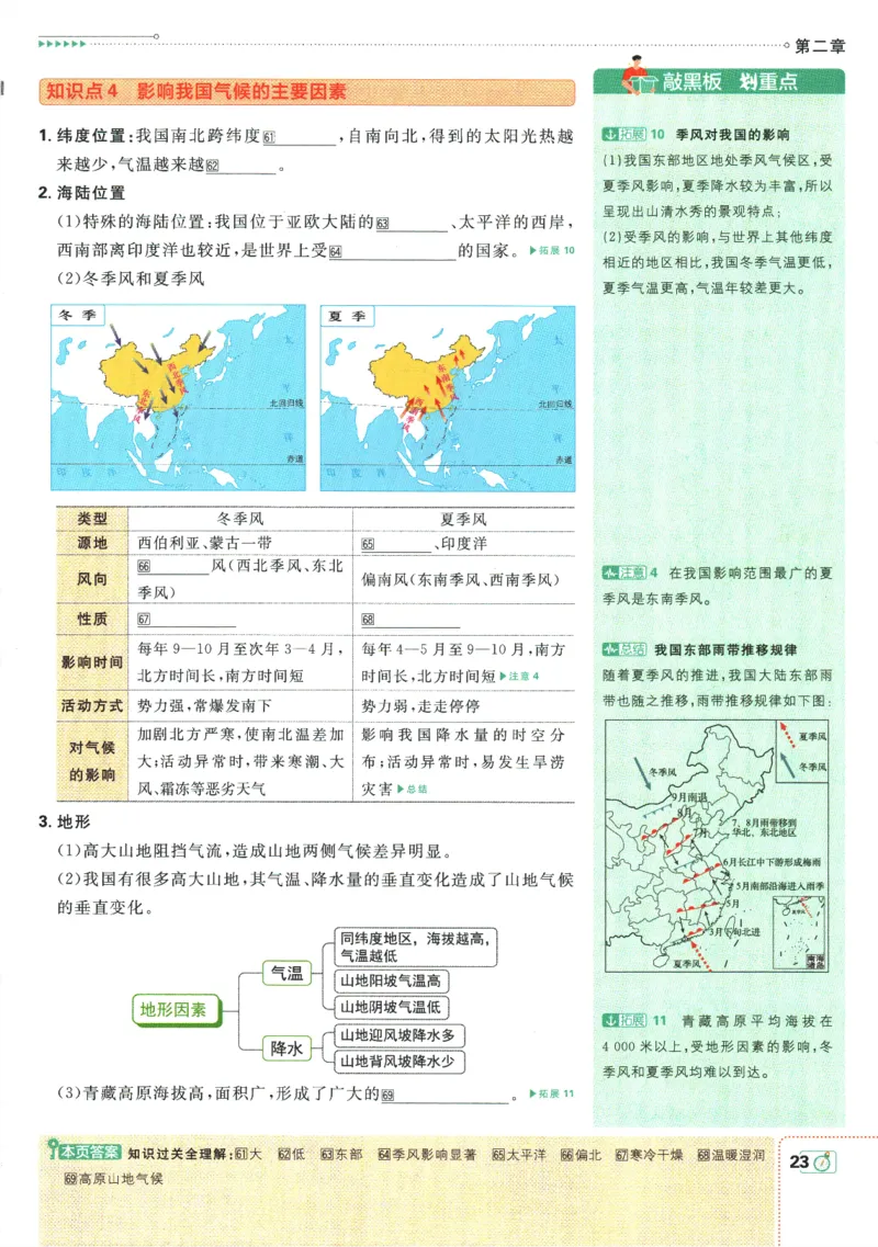 初中必刷题-8上-地理人教版狂K重点_2、2025初中必刷题合集_初中必刷题23+24+25上册_2025版（全科上册）_2025版（全科上册）_初中必刷题地理