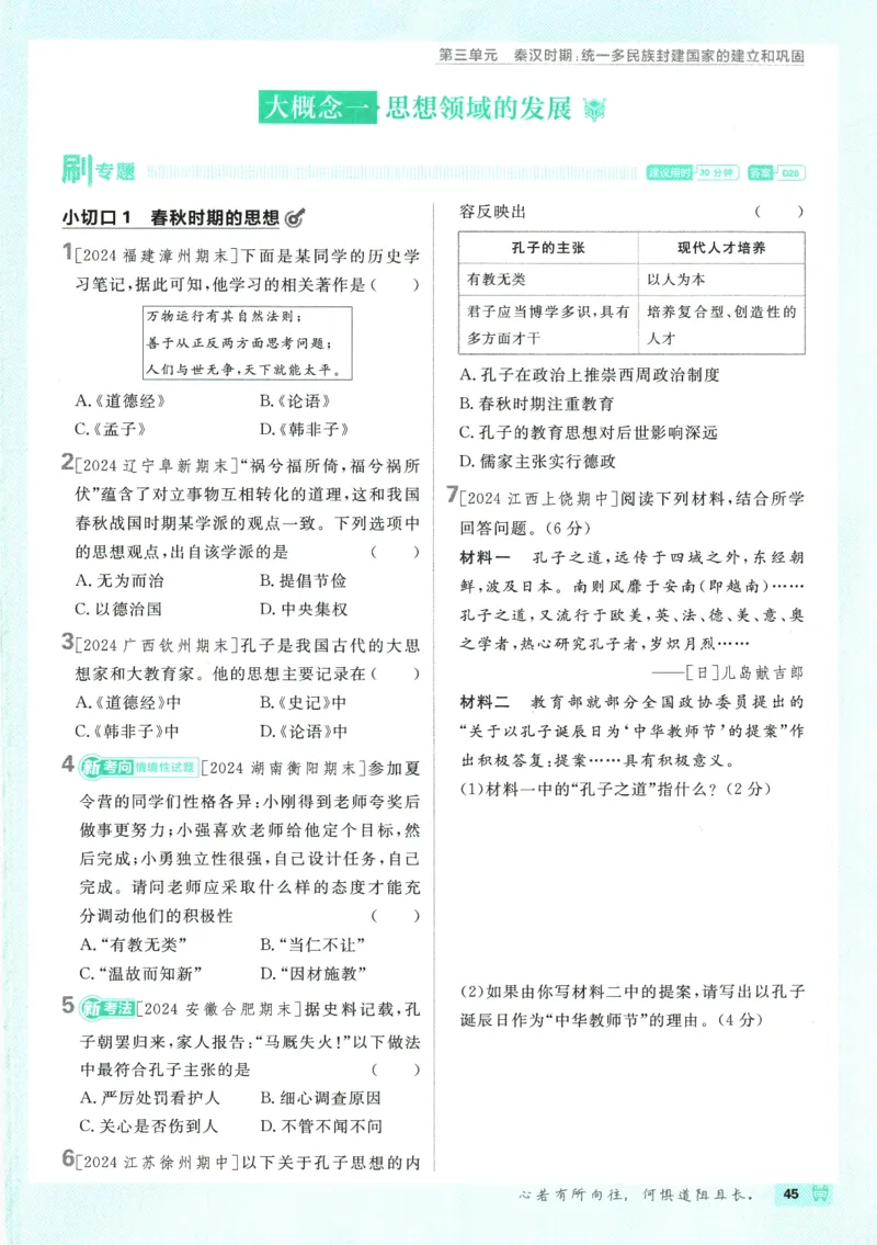 初中必刷题-7上-历史人教版_2、2025初中必刷题合集_初中必刷题23+24+25上册_2025版（全科上册）_2025版（全科上册）_初中必刷题历史_七上