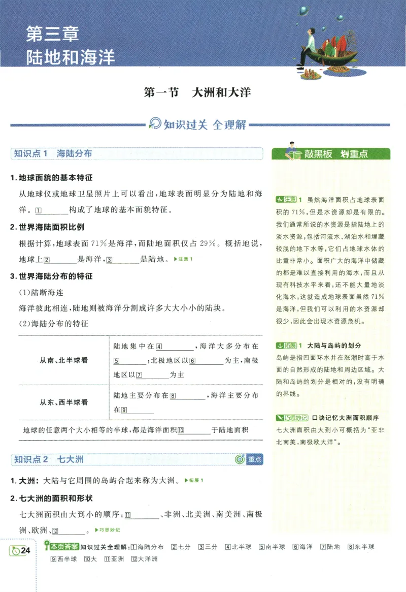 初中必刷题-7上-地理人教版狂K重点_2、2025初中必刷题合集_初中必刷题23+24+25上册_2025版（全科上册）_2025版（全科上册）_初中必刷题地理