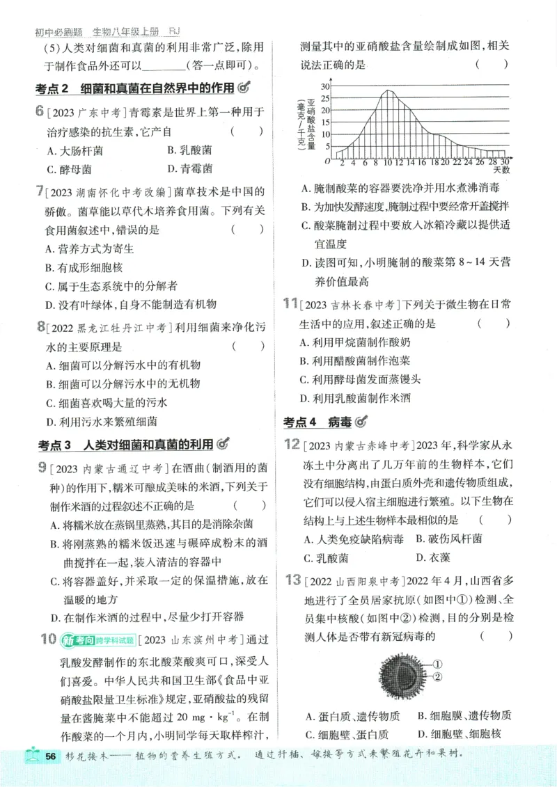 初中必刷题-8上-生物人教版_2、2025初中必刷题合集_初中必刷题23+24+25上册_2025版（全科上册）_2025版（全科上册）_初中必刷题生物