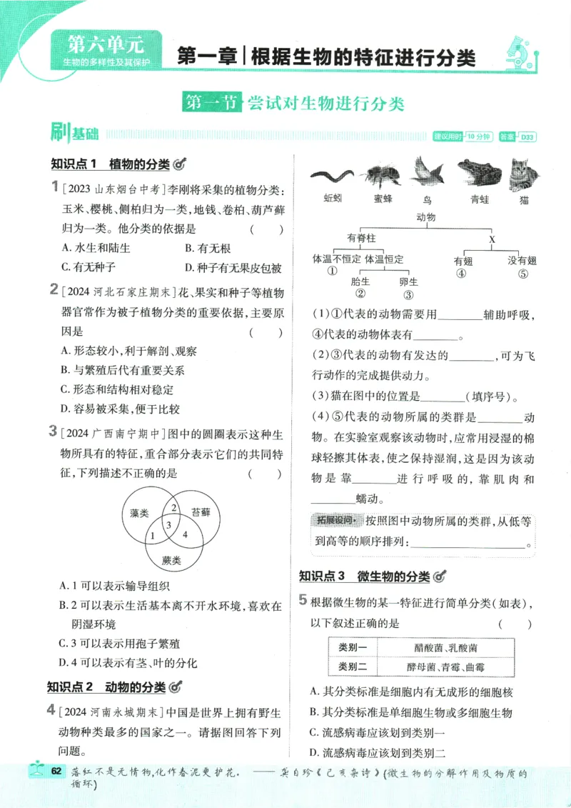 初中必刷题-8上-生物人教版_2、2025初中必刷题合集_初中必刷题23+24+25上册_2025版（全科上册）_2025版（全科上册）_初中必刷题生物