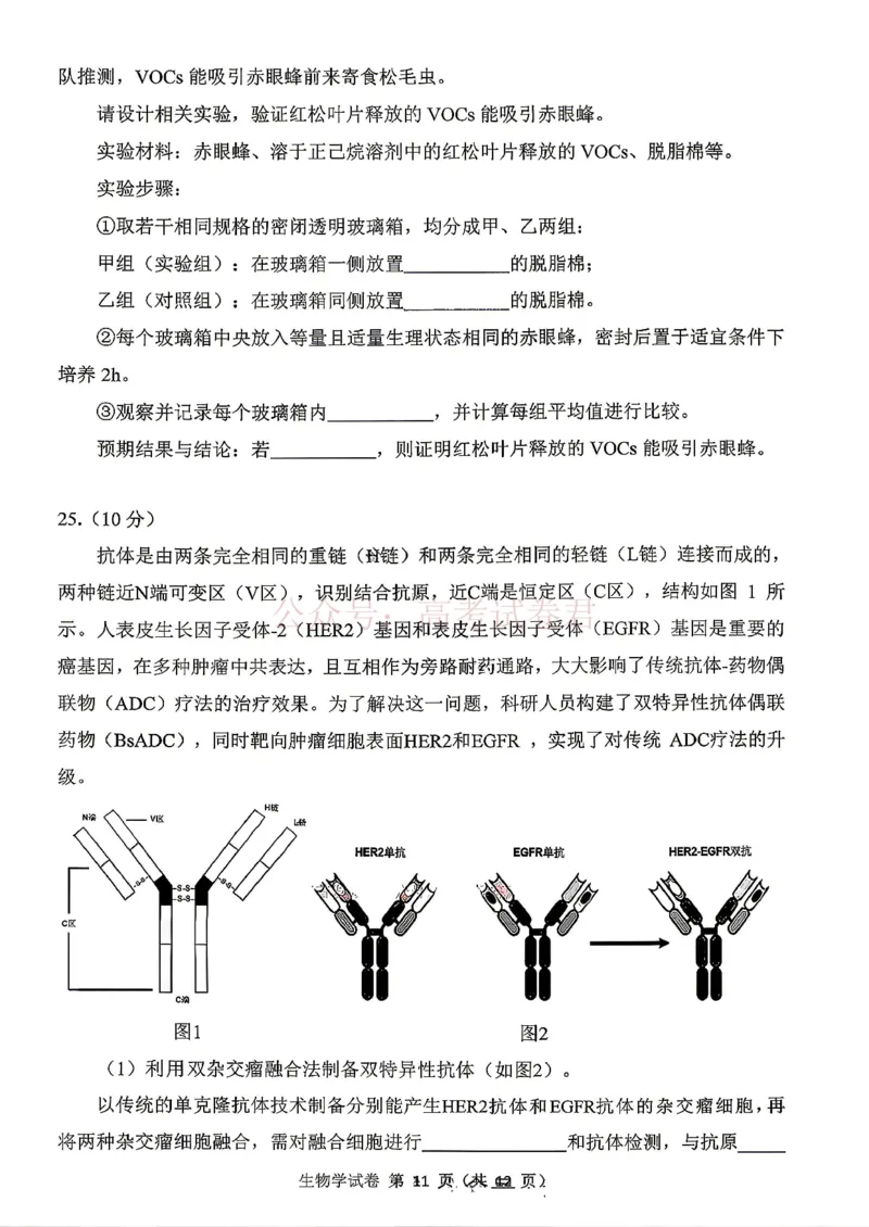 东北三省三校2026届高三下学期第二次模拟考试生物_副本_2026届东北三省三校高三下学期第二次模拟考试全科_06生物_东北三省三校高三下学期第二次模拟考试