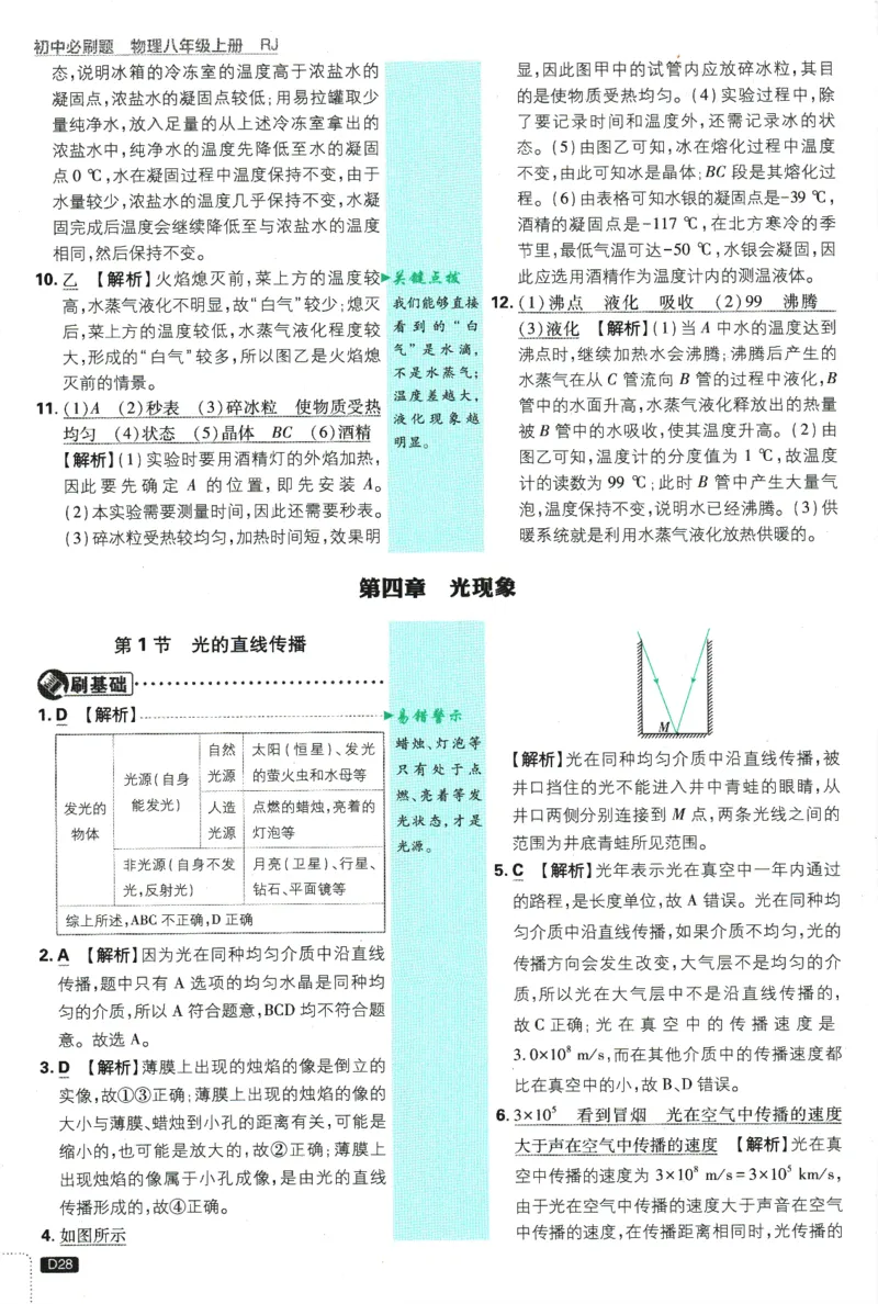初中必刷题-8上-物理人教版批注式详答与详析_2、2025初中必刷题合集_初中必刷题23+24+25上册_2025版（全科上册）_2025版（全科上册）_初中必刷题物理