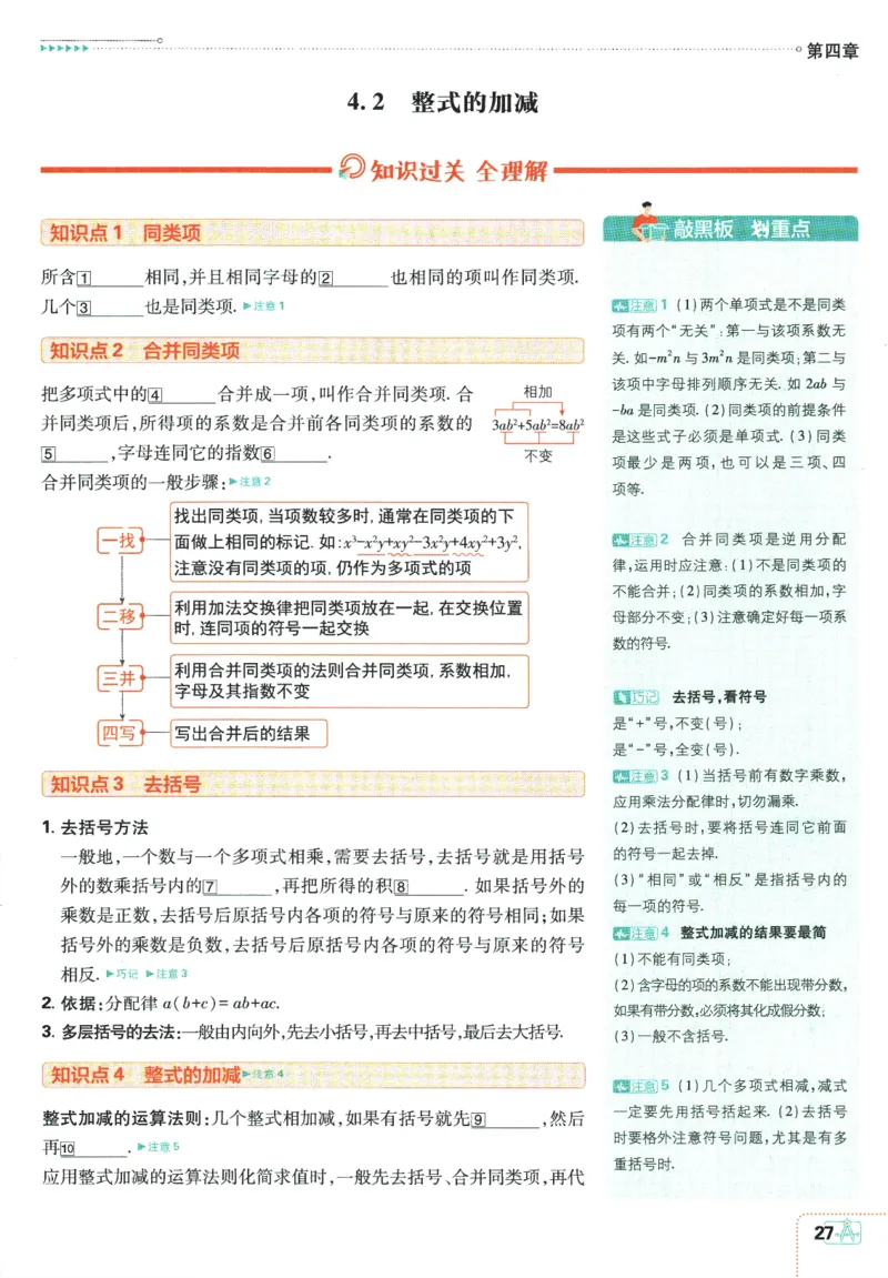 初中必刷题-7上-数学人教版狂K重点_2、2025初中必刷题合集_初中必刷题23+24+25上册_2025版（全科上册）_2025版（全科上册）_初中必刷题数学_人教版