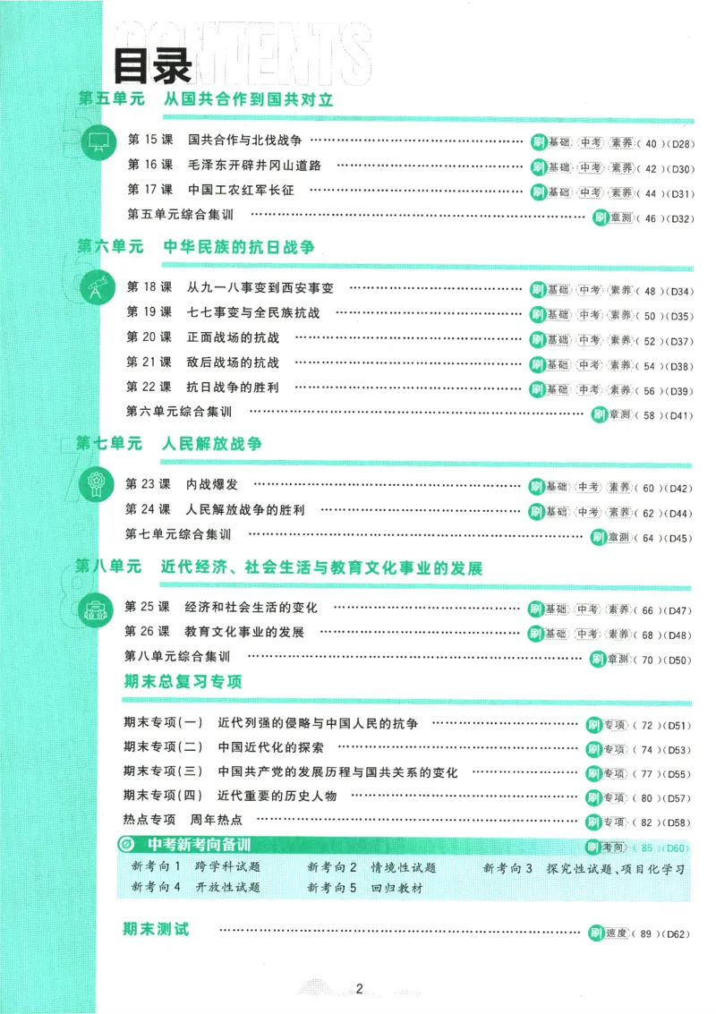 初中必刷题-8上-历史人教版_2、2025初中必刷题合集_初中必刷题23+24+25上册_2025版（全科上册）_2025版（全科上册）_初中必刷题历史_八上