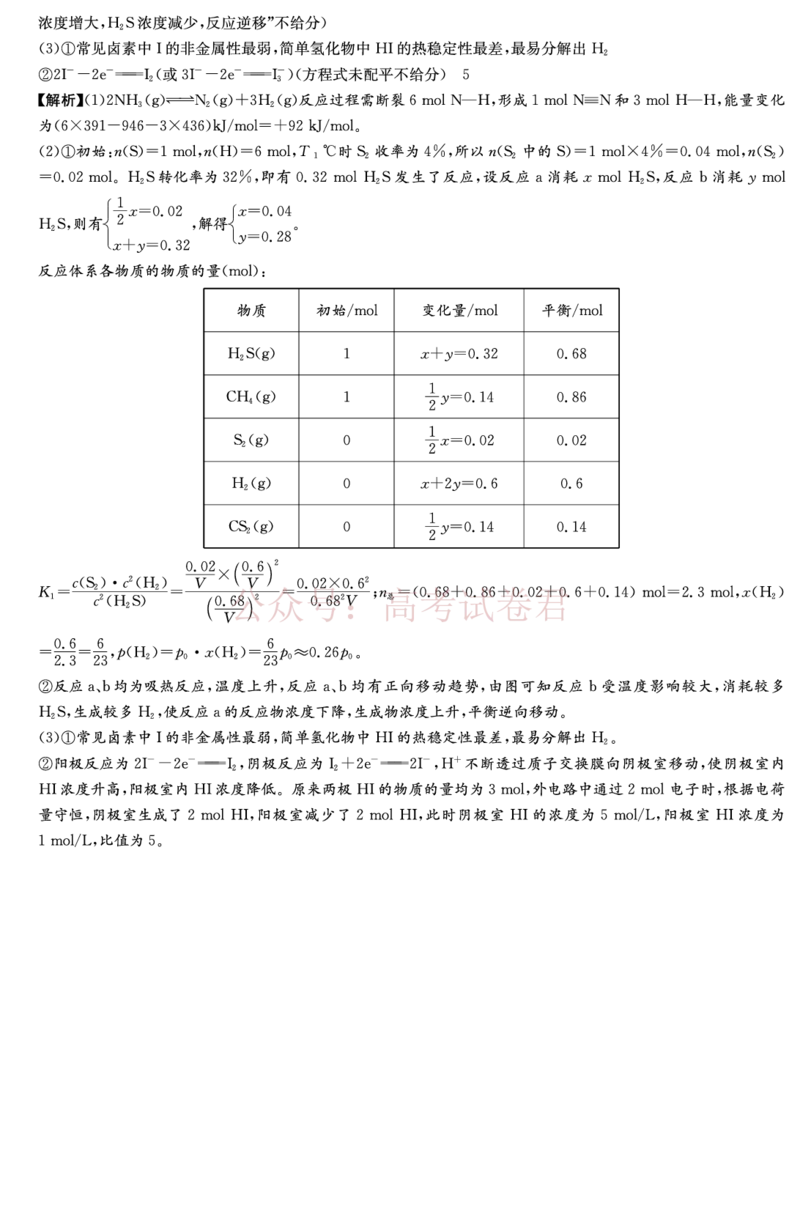 2026年湖南长郡二十校联盟高三第二次联考化学参考答案_副本_2026年湖南长郡二十校联盟高三第二次联考全科_05化学_湖南长郡二十校联盟高三第二次联考