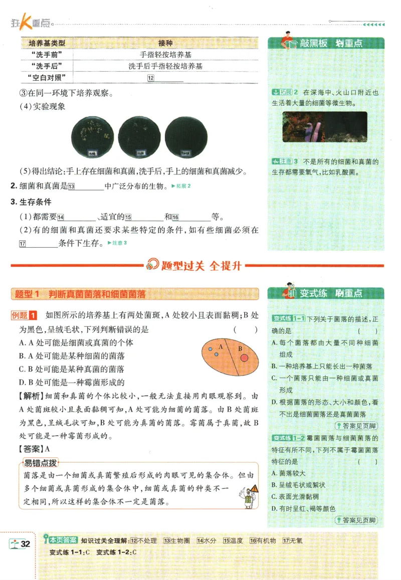 初中必刷题-8上-生物人教版狂K重点_2、2025初中必刷题合集_初中必刷题23+24+25上册_2025版（全科上册）_2025版（全科上册）_初中必刷题生物