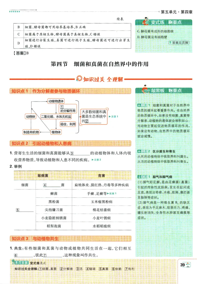 初中必刷题-8上-生物人教版狂K重点_2、2025初中必刷题合集_初中必刷题23+24+25上册_2025版（全科上册）_2025版（全科上册）_初中必刷题生物