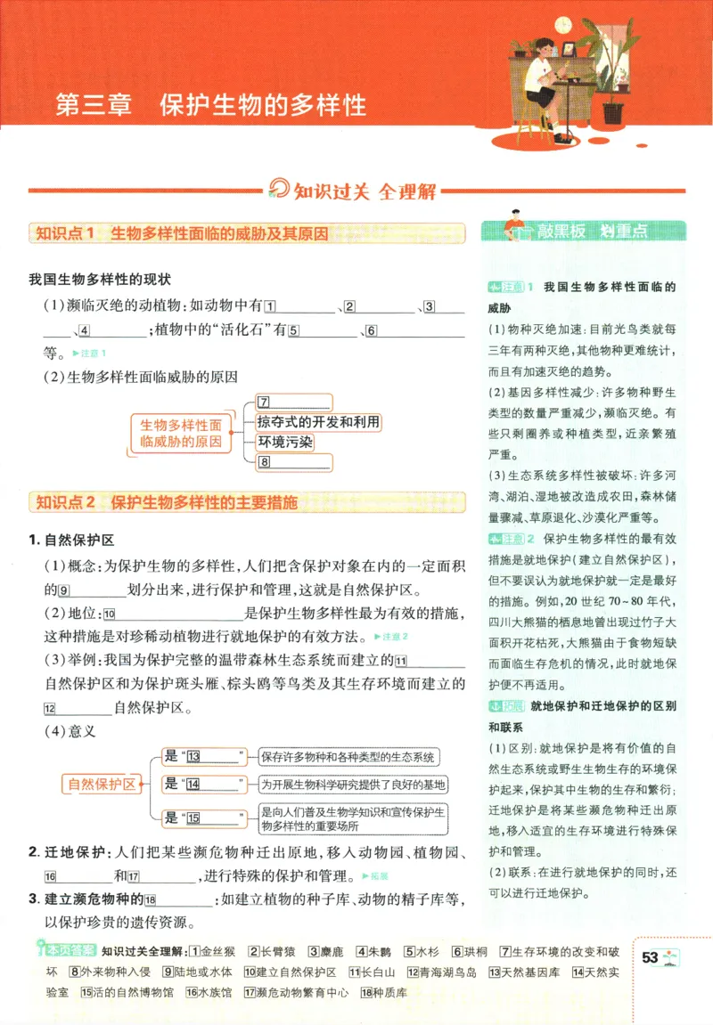 初中必刷题-8上-生物人教版狂K重点_2、2025初中必刷题合集_初中必刷题23+24+25上册_2025版（全科上册）_2025版（全科上册）_初中必刷题生物