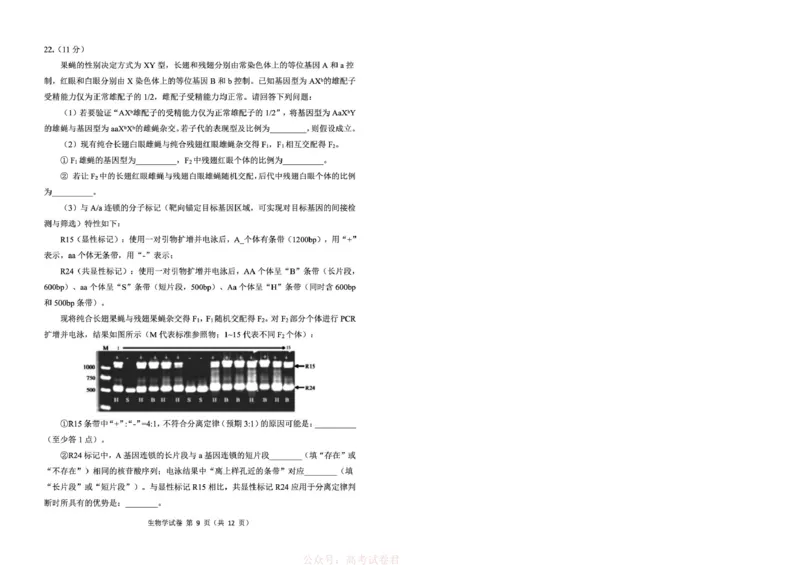 东北三省三校2026年高三第一次联合模拟考试生物试题生物试题_2026届东北三省三校高三下学期第一次联合模拟考试全科