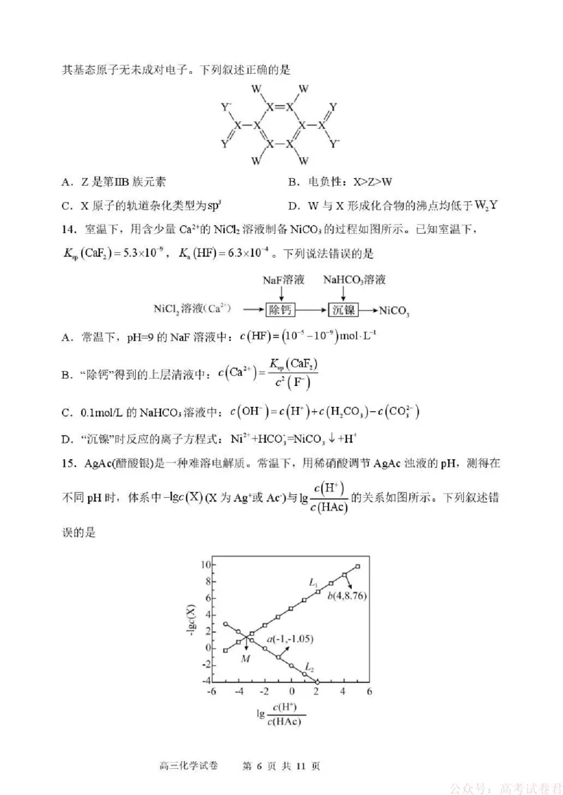 东北育才学校2025-2026学年高三下学期第六次模拟考试化学_2026届东北育才学校高三下学期第六次模拟考试