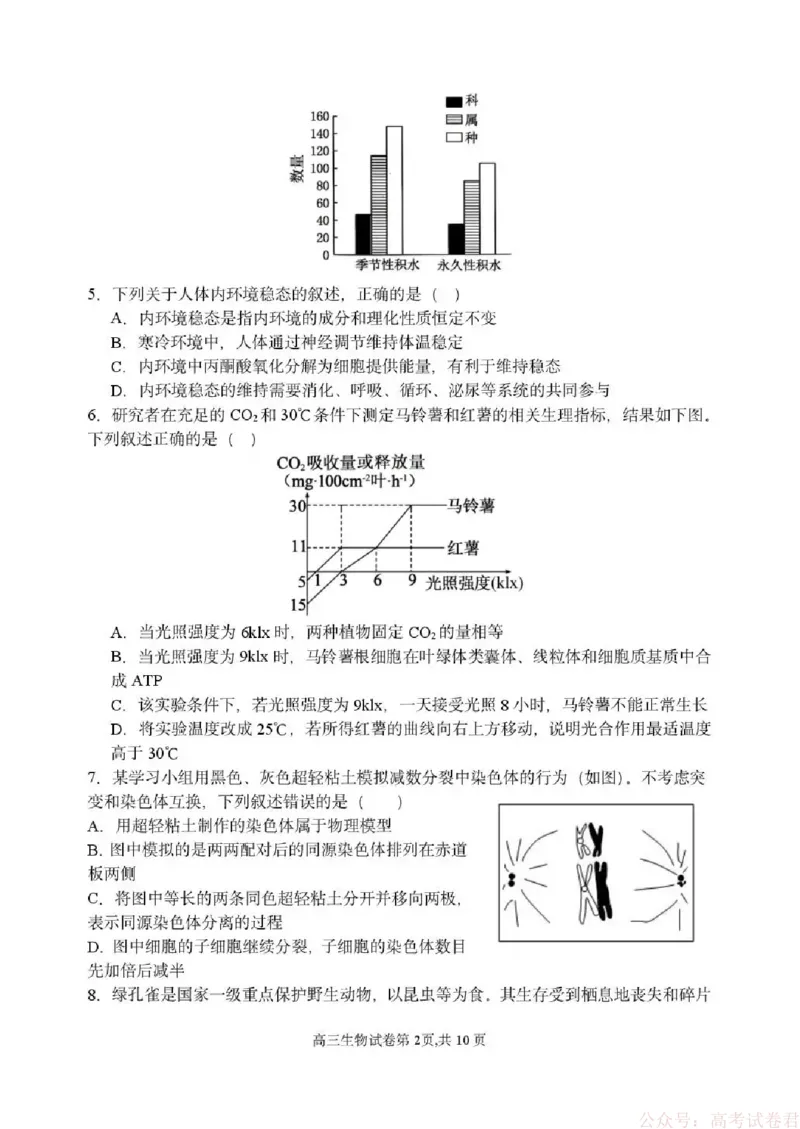 东北育才学校2025-2026学年高三下学期第六次模拟考试生物_2026届东北育才学校高三下学期第六次模拟考试