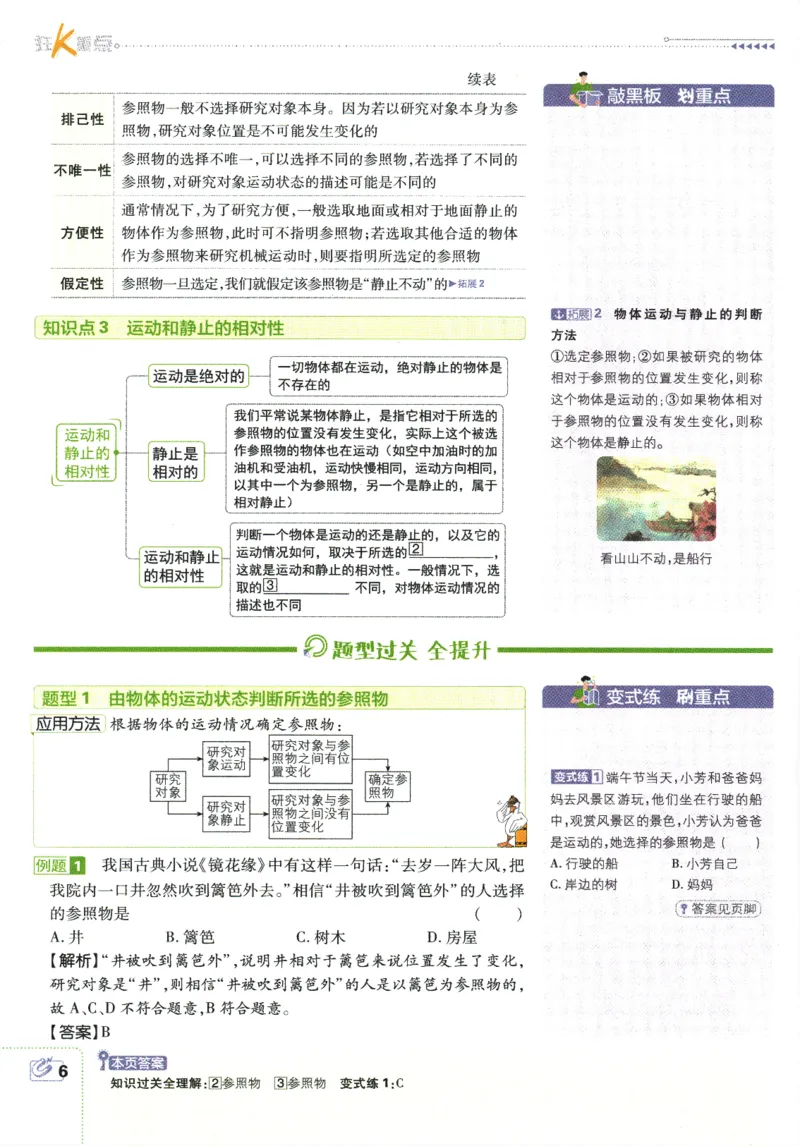 初中必刷题-8上-物理人教版狂K重点_2、2025初中必刷题合集_初中必刷题23+24+25上册_2025版（全科上册）_2025版（全科上册）_初中必刷题物理