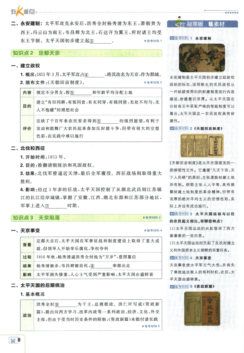 初中必刷题-8上-历史人教版狂K重点_2、2025初中必刷题合集_初中必刷题23+24+25上册_2025版（全科上册）_2025版（全科上册）_初中必刷题历史_八上