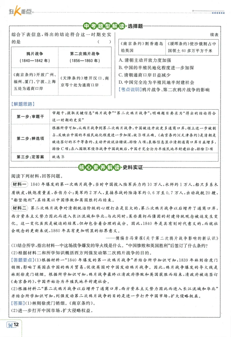 初中必刷题-8上-历史人教版狂K重点_2、2025初中必刷题合集_初中必刷题23+24+25上册_2025版（全科上册）_2025版（全科上册）_初中必刷题历史_八上