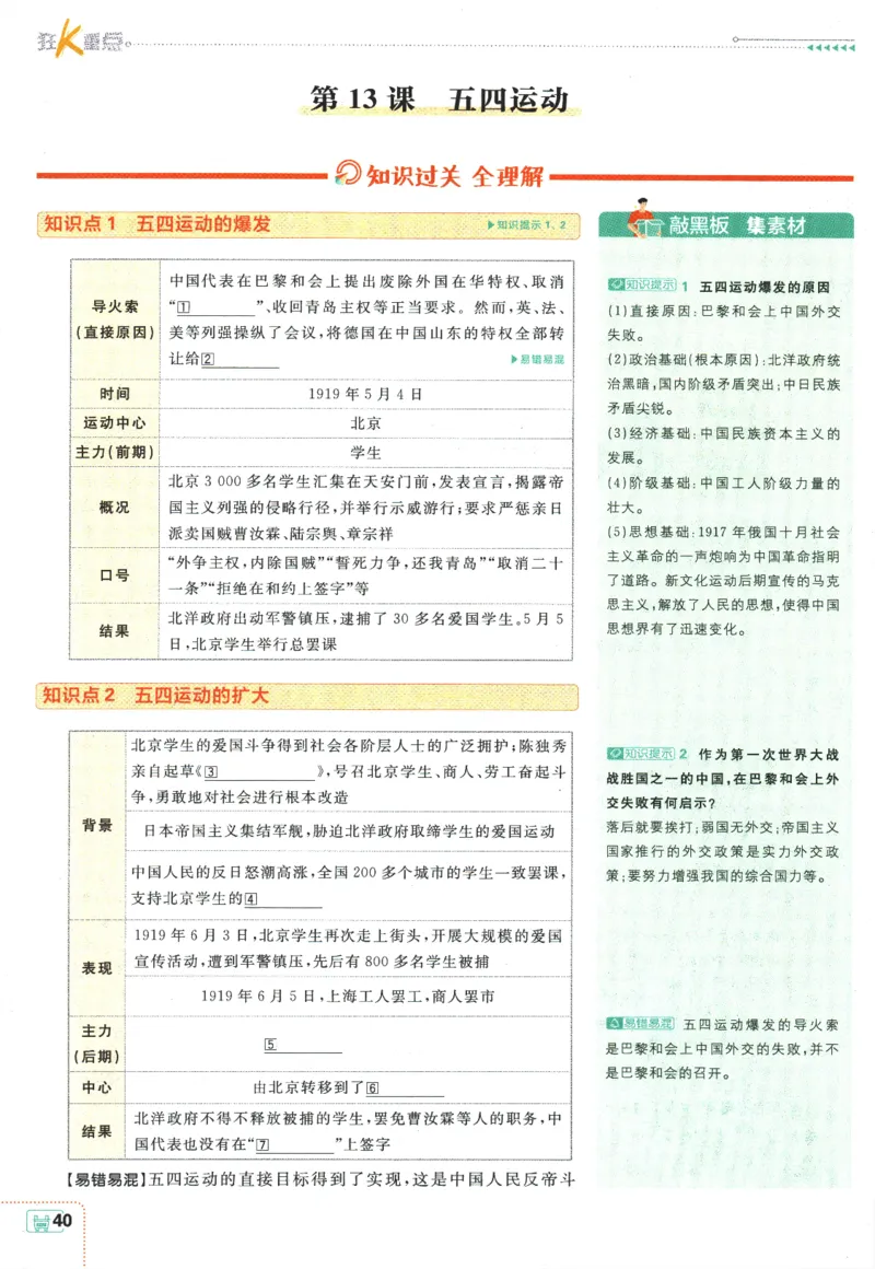 初中必刷题-8上-历史人教版狂K重点_2、2025初中必刷题合集_初中必刷题23+24+25上册_2025版（全科上册）_2025版（全科上册）_初中必刷题历史_八上