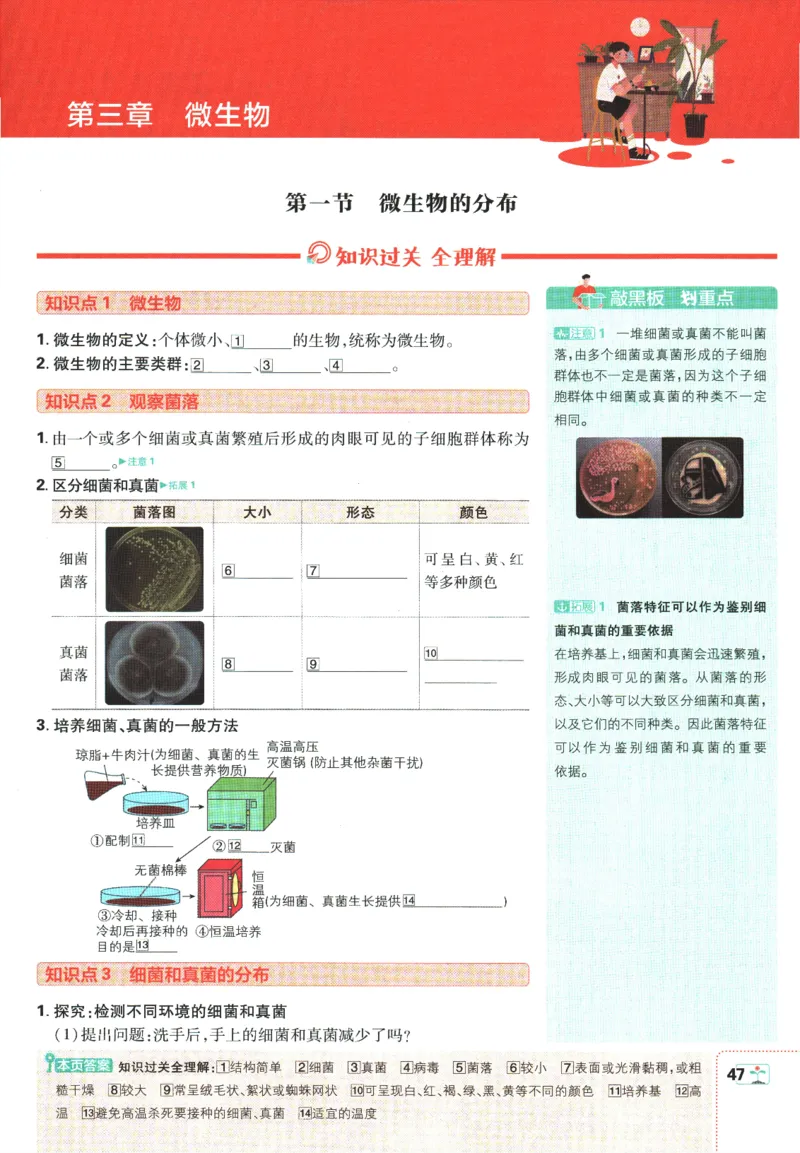 初中必刷题-7上-生物人教版狂K重点_2、2025初中必刷题合集_初中必刷题23+24+25上册_2025版（全科上册）_2025版（全科上册）_初中必刷题生物