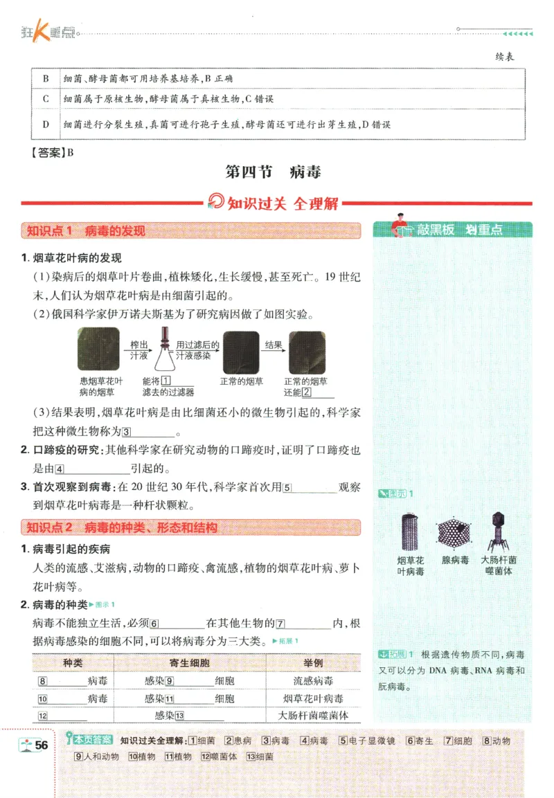 初中必刷题-7上-生物人教版狂K重点_2、2025初中必刷题合集_初中必刷题23+24+25上册_2025版（全科上册）_2025版（全科上册）_初中必刷题生物