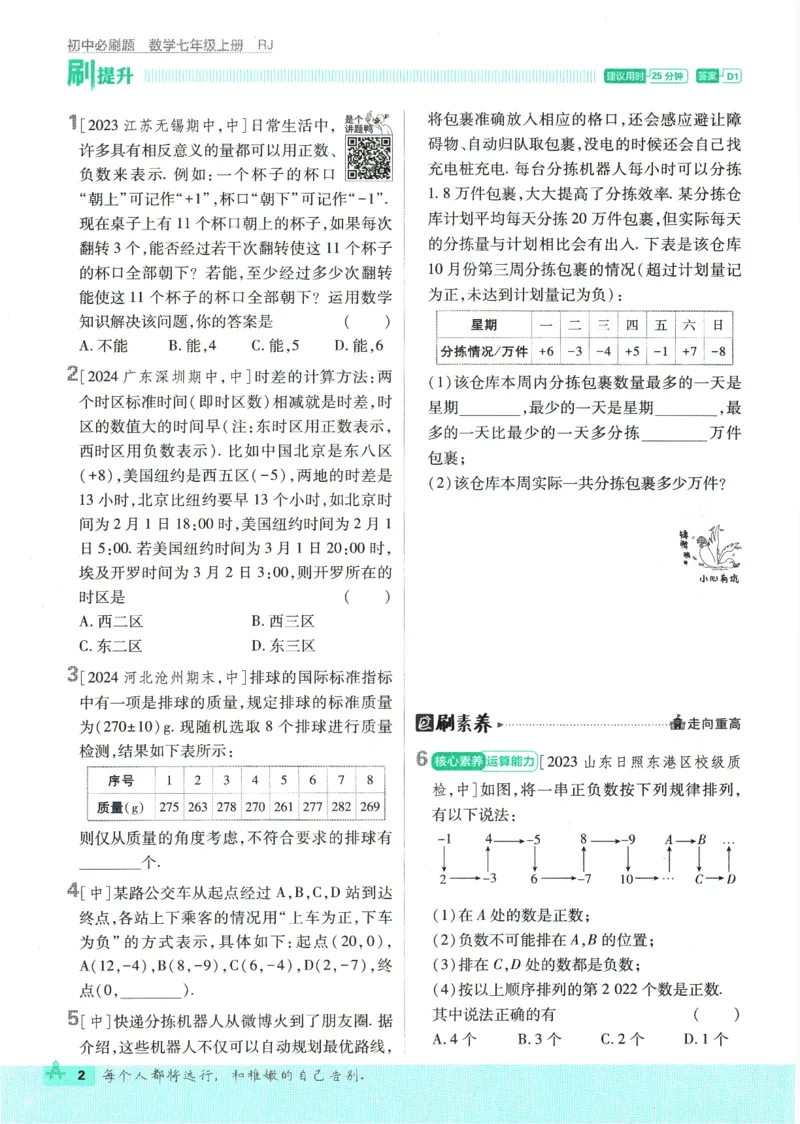 初中必刷题-7上-数学人教版_2、2025初中必刷题合集_初中必刷题23+24+25上册_2025版（全科上册）_2025版（全科上册）_初中必刷题数学_人教版