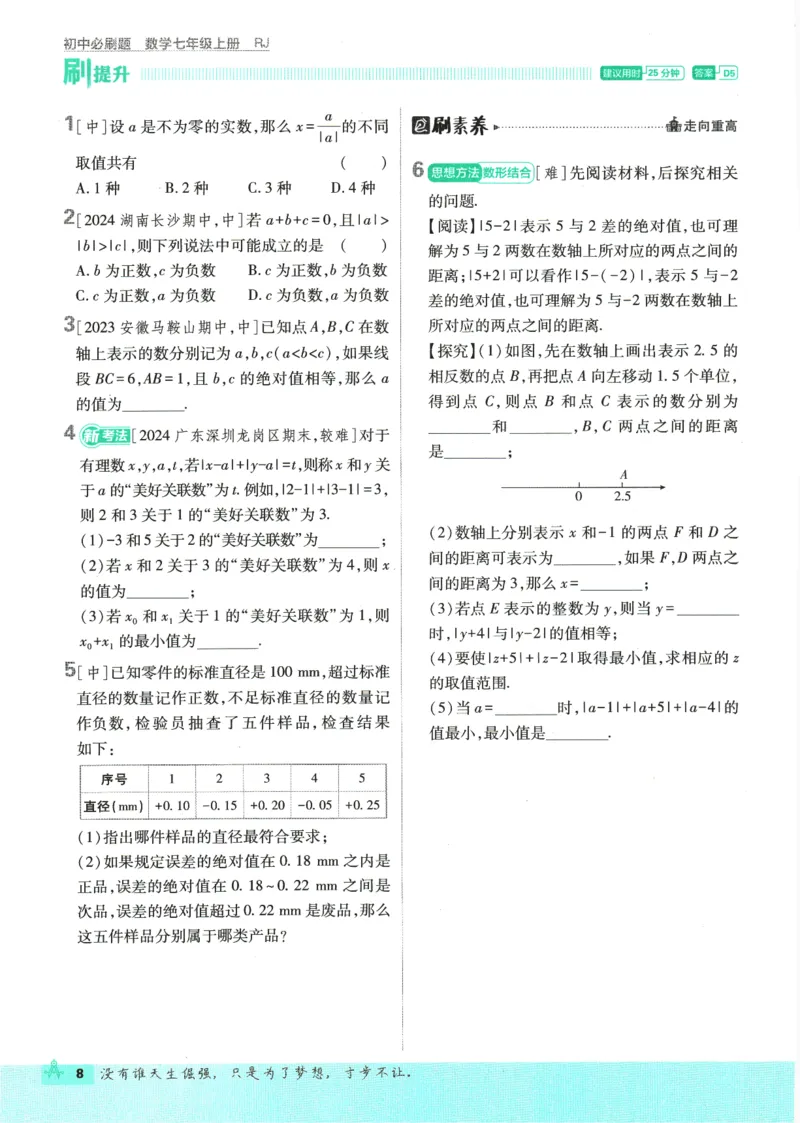 初中必刷题-7上-数学人教版_2、2025初中必刷题合集_初中必刷题23+24+25上册_2025版（全科上册）_2025版（全科上册）_初中必刷题数学_人教版