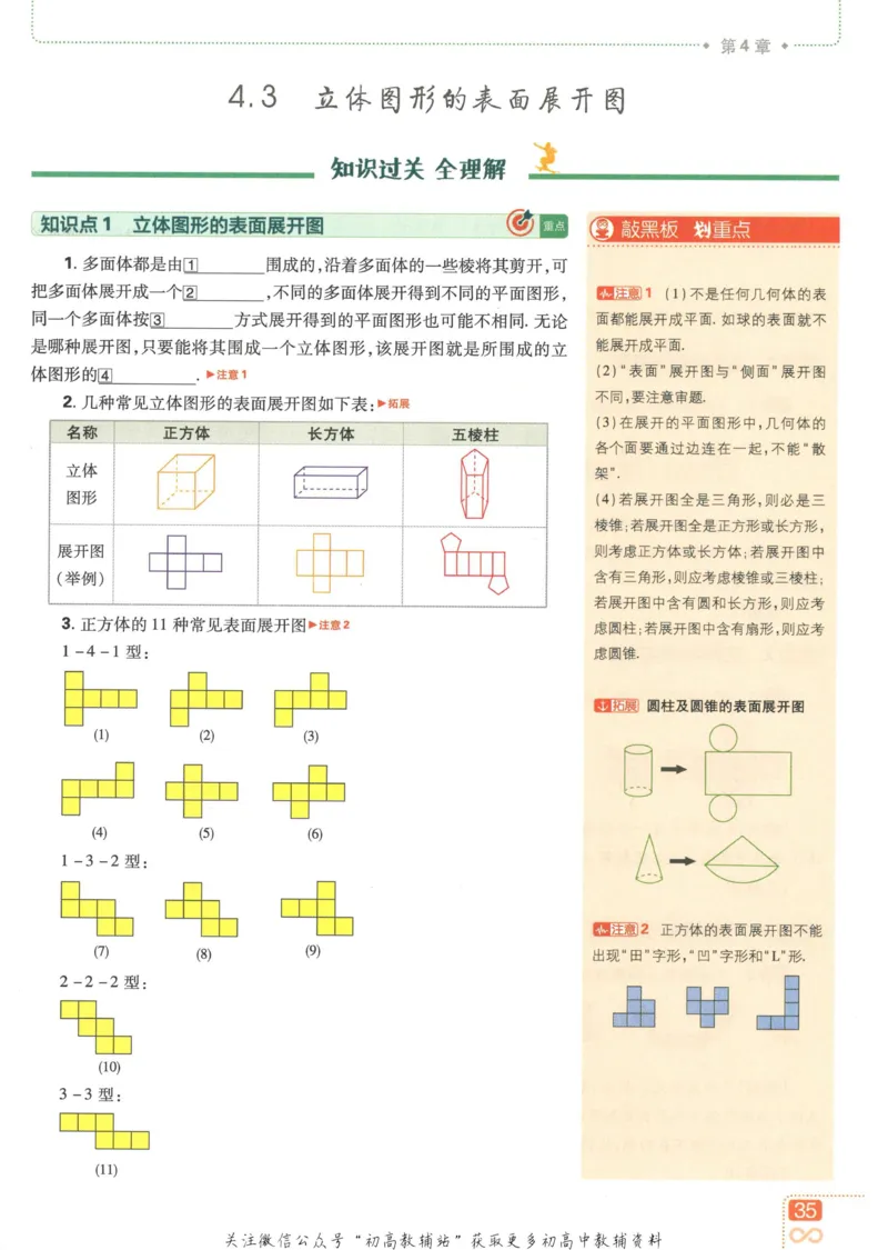 初中必刷题七年级上册数学华师版狂K重点_2、2025初中必刷题合集_初中必刷题23+24+25上册_2023版