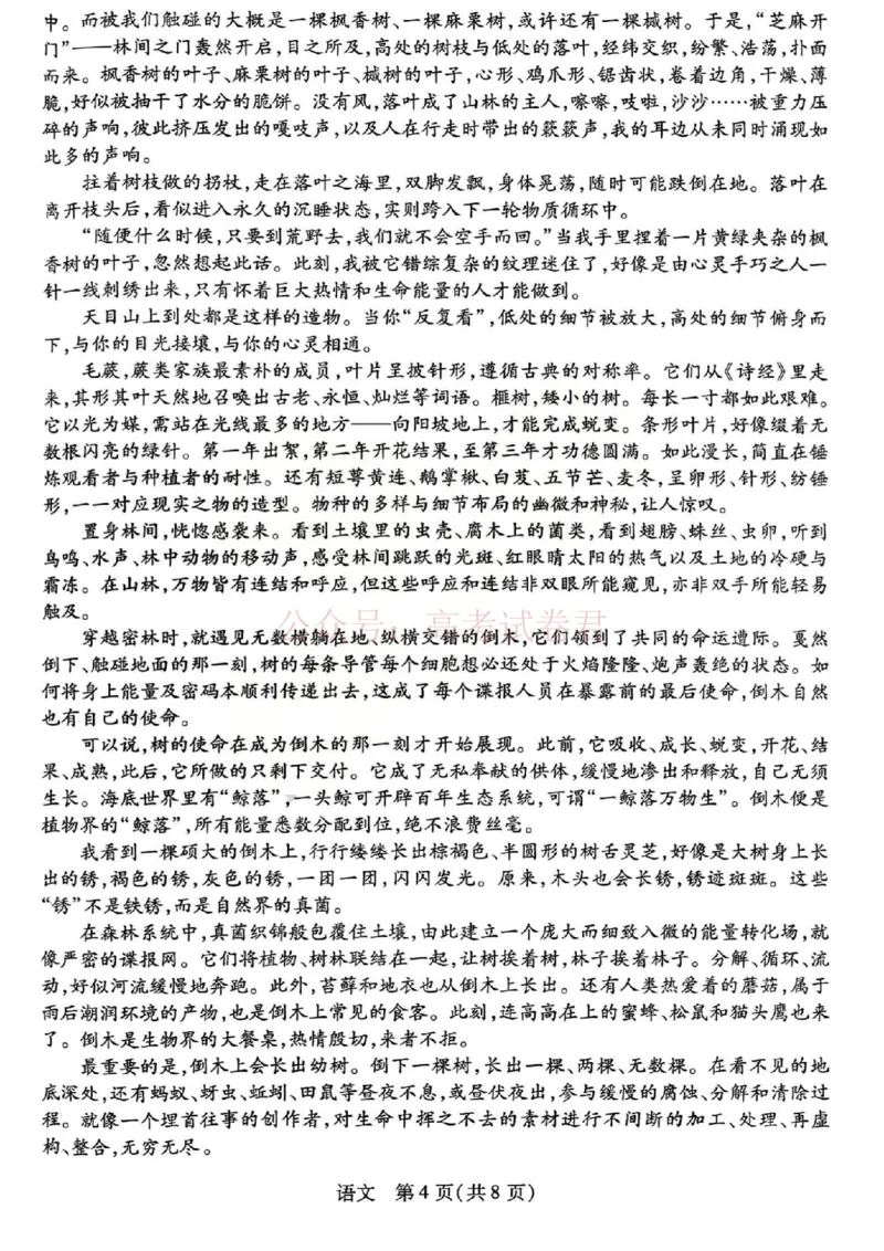 山西省、陕西省多校2026届高三下学期3月联考语文_副本_2026届山西陕西天一大联考高三下学期3月联考全科_01语文_山西陕西天一大联考高三下学期3月联考